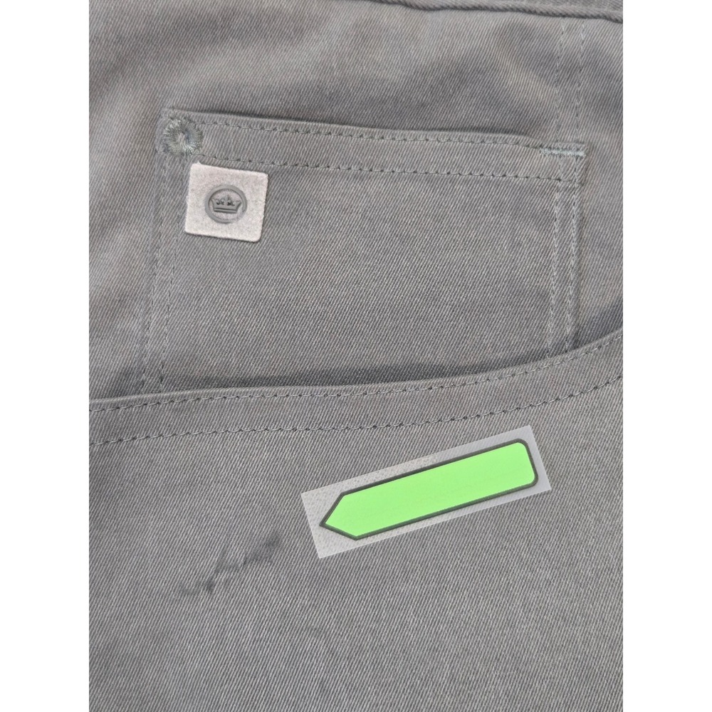 Peter Millar Crown Sport Men's Gray 5-Pocket Performance Golf Pants 32x34 EUC - Picture 15 of 16